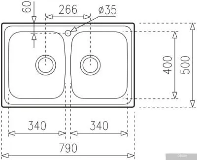 Кухонная мойка TEKA Easy Universe 80 T-XN 2B MATT