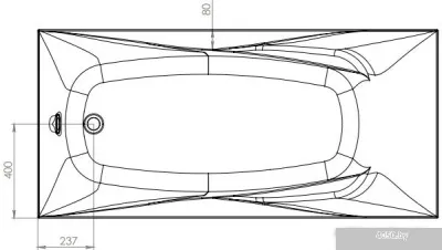 Ванна Astra-Form Вега Люкс 170x80