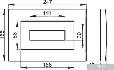 Панель смыва Alcaplast M470