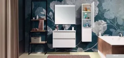 Belux Шкаф для ванной Севилья ПН35 (1 белый глянцевый)