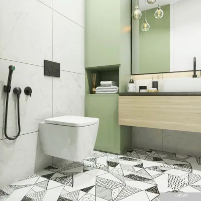 Унитаз Lavinia Boho Relfix Aveo Rimless 7 в 1 87050216 (черное стекло)