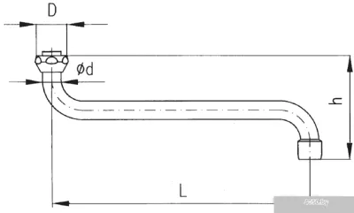 Излив Armatura 831-016-00