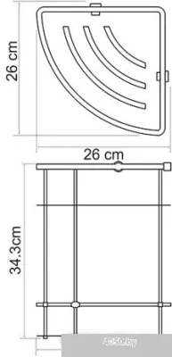 Wasserkraft Этажерка K-522