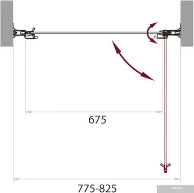 BelBagno SELA-B-1-80-Ch-Cr 80 (стекло шиншилла)