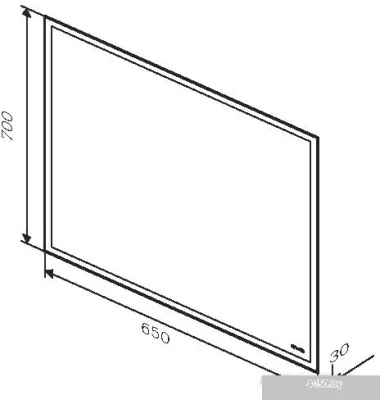 AM.PM Зеркало Gem 65 M91AMOX0651WG