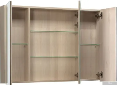 Belux Шкаф с зеркалом Стокгольм ВШ 100 (183, акация лэйкленд светлый)