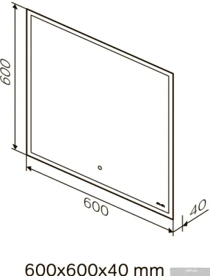 AM.PM Зеркало Spirit 2.0 60 M71AMOX0601SA