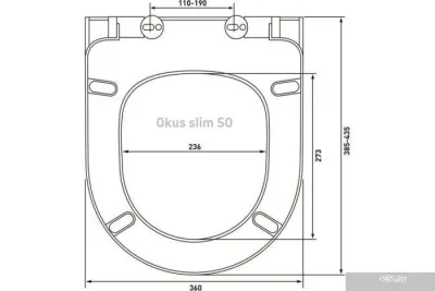 Berges Wasserhaus Floe S Rimless 043242 (с сиденьем)