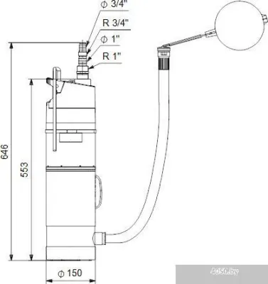 Насос Grundfos SBA 3-35 AW