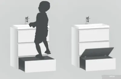 AM.PM Тумба с умывальником Gem M91FSX0602WG + M90WCC0602WG