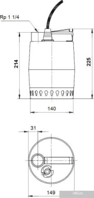Насос Grundfos Unilift KP 250 M 1