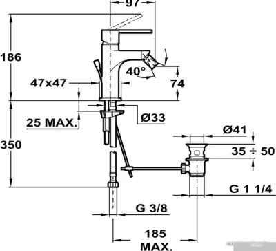 Смеситель TEKA Aura (50.622.02)