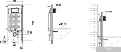 WeltWasser Telbach 004 GL-WT + Marberg 507 SE (белый глянец/хром)