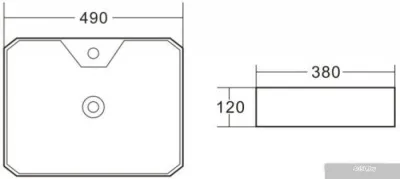 Умывальник BelBagno BB1387