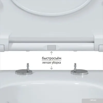 Унитаз Berges Wasserhaus Mascon Rimless + Toma Slim SO + Novum525 + L5 043217