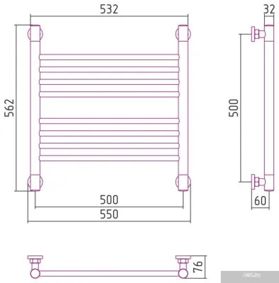 Сунержа Богема+ прямая 500х500 31-0220-5050