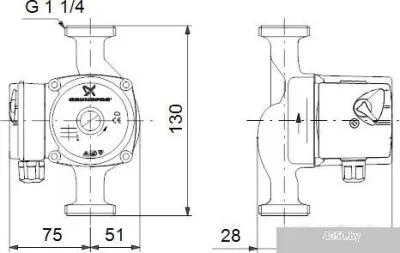 Насос Grundfos UPS 20-40 130