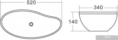 Умывальник BelBagno BB1362