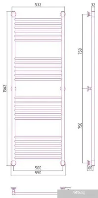 Сунержа Богема+ прямая 1500х500 31-0220-1550