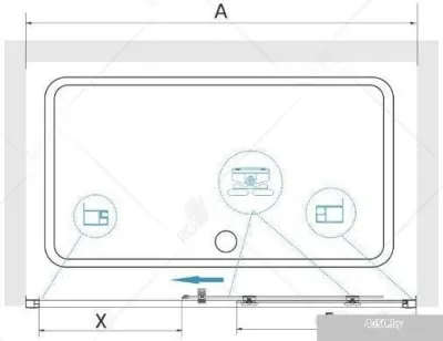 RGW CL-14 150 (хром/прозрачное стекло)