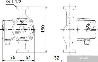 Насос Grundfos UPS 25-60 NK