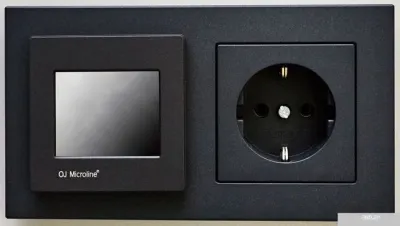 Терморегулятор OJ Microline MWD5-1999 с Wi-Fi (глянцевый черный)