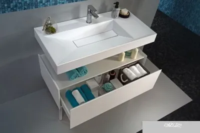 Belux Тумба Триумф НП120-01 под умывальник Триумф 1200-01 (белый)