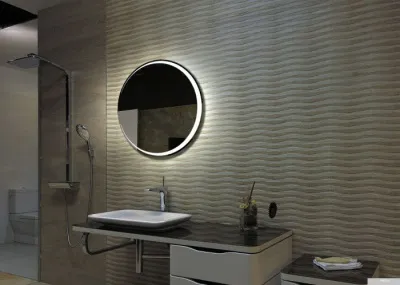 Пекам Зеркало с подсветкой Moon 71x71