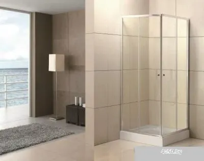 BelBagno UNO-195-AH-2-100/80-C-Cr (прозрачное стекло)