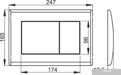 Панель смыва Alcaplast M270