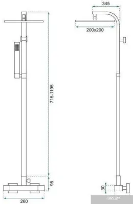 Rea Milan REA-P0222 (хром)