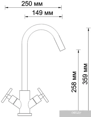 Смеситель Wasserkraft Weser 7847
