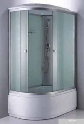 Душевая кабина Coliseum Simple T-120 R (белый/матовое стекло)