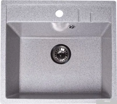 Кухонная мойка GranAlliance G-21 Maxi (серый, без сифона)