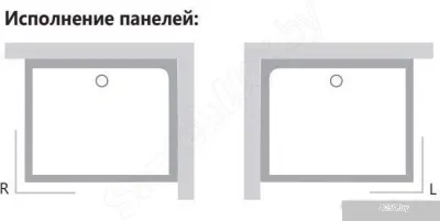 Экран под ванну Ravak Gigant Pro 100x80 L XA83AL01010