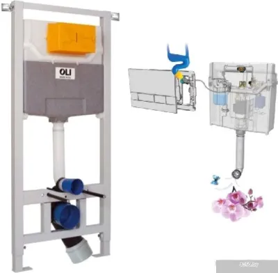 Инсталляция для унитаза OLI OLI120 Plus Механика OLIpure (Fresh) [152972]