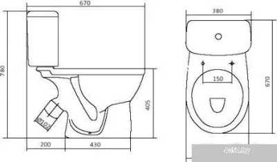 Унитаз Santek Бореаль [1.WH30.1.704]