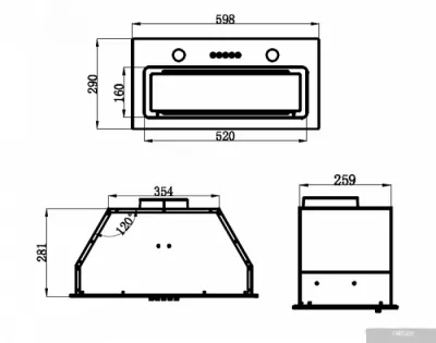 MAUNFELD Trapeze 601GG (белый)