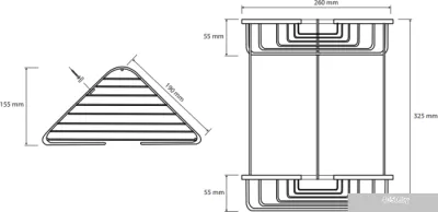 Bemeta Этажерка Cytro 102308132