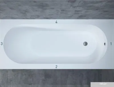 Ванна Salini Ornella 170x75 102311G (S-Sense, глянцевый)