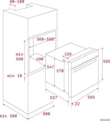 TEKA HCB 6525 (нержавеющая сталь)