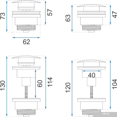 Rea Klik-Klak A5216 (черный матовый)