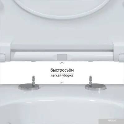 Унитаз Berges Wasserhaus Okus + Toma Slim SO + Novum525 + L3 043205