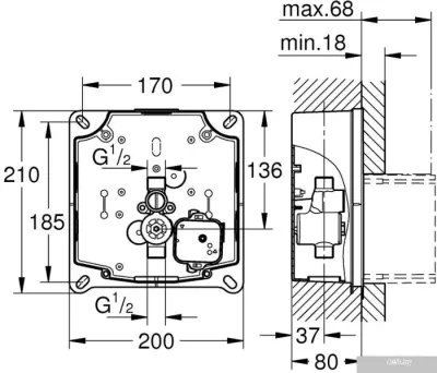 Grohe Rapido U 37338000