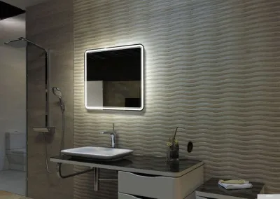 Пекам Зеркало с подсветкой Marta 2 60x80 (с сенсором на зеркале)