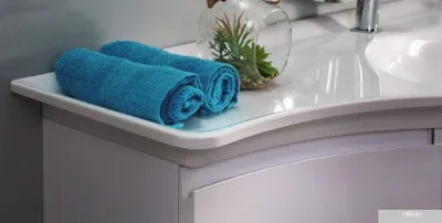 Belux Тумба Версаль НП30 (555, белый, левый, ручки золото)