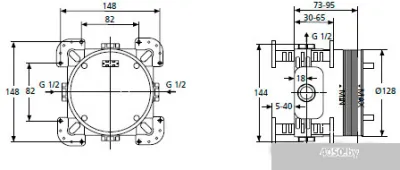 Монтажная коробка Ideal Standard A1000NU