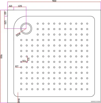 Душевой поддон Cezares TRAY-A-A-90-15-W0