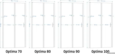 Душевая дверь Rea Optima 70