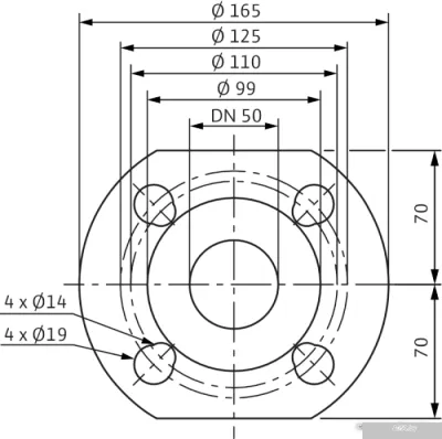 Насос Wilo TOP-S 50/4 (1~230 V, PN 6/10)